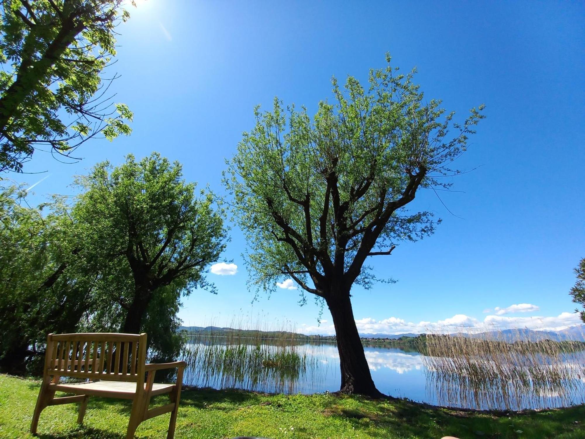 Appartamento Miralago Con Giardino Sul Lago Gavirate Eksteriør billede